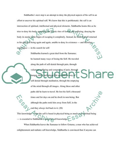 Explore the theme of the search for identity in Hesses Siddhartha