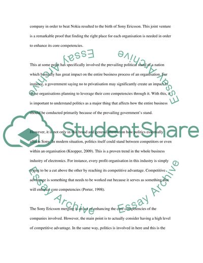 Marketing Challenges of Sony Company