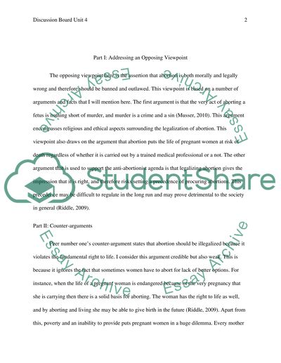 English composition II Unit 4 Db