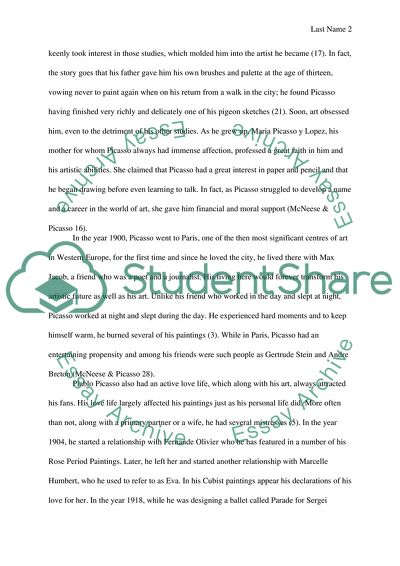 Artistic Talent of Pablo Picasso