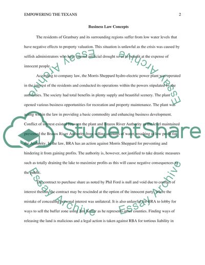 Empowering the Texans