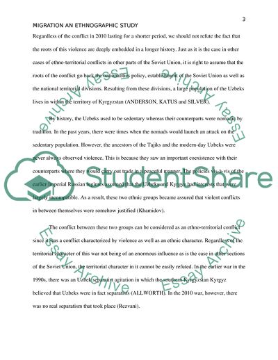 Migration Between Kyrgyzstan and Uzbekistan