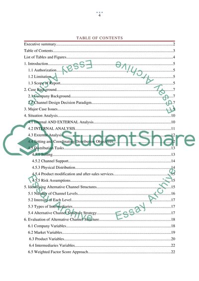 Evaluation of Alternative Channel Structure