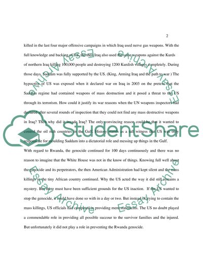 U.S. involvement in Iraq