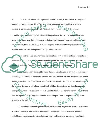 Examination on Environmental Economics