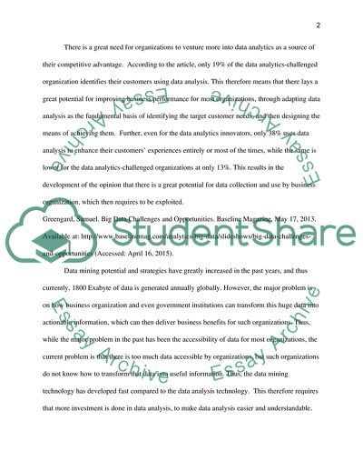 Big Data Challenges and Opportunities