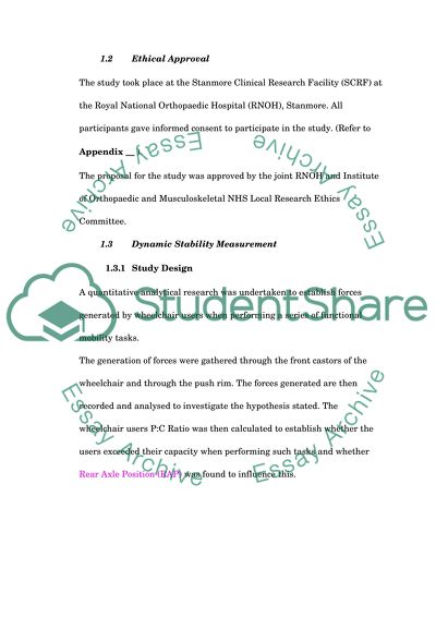 Wheelchair Forces. The Forces And Kinematics Involved In Self Propelling A Wheelchair