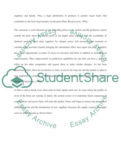 Competitive Environment and Highly Competitive Market