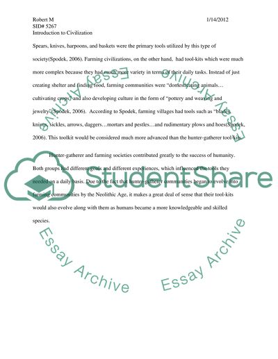 INTRODUCTION TO CIVILIZATION-unit 4, question #3