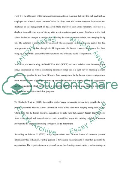 Information Management and Statistics, Component A - Case Study Assessment