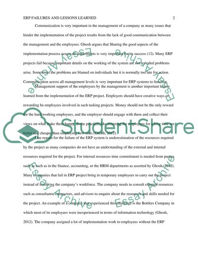 Enterprise Resource Planning