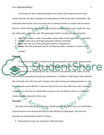 Behavior Psychology and its Effects on Cult Recruitment