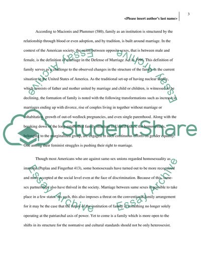 The Future of the Institution of Family