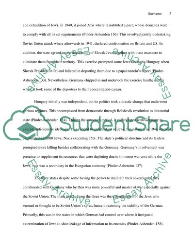 Situation in Europe during the Holocaust