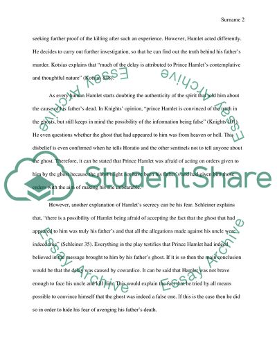 The Tragedy of Hamlet