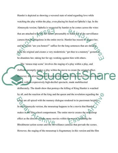 Film Adaptations of Hamlet