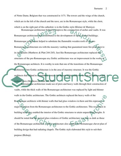 Romanesque and Gothic Architecture