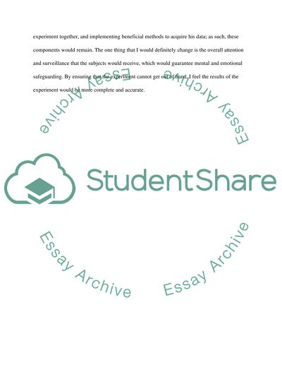 Zimbardo and his iconic experiment