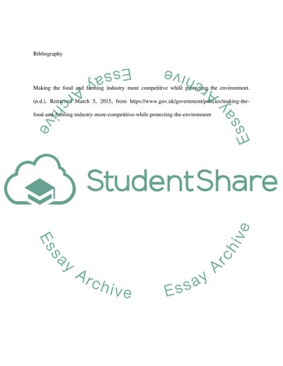 Making the Food and Farming Industry