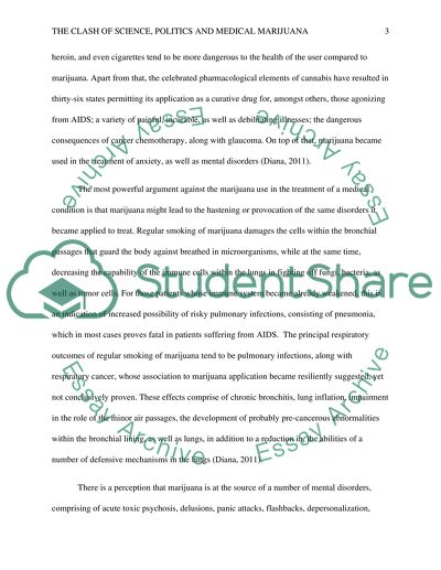 The Clash of Science, Politics,and Medical Marijuana