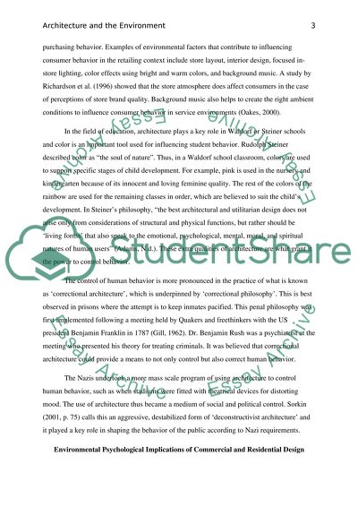 Importance of nature in architecture image