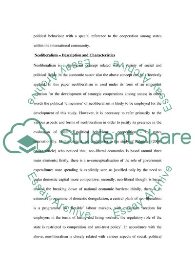 How successful is neo-liberalism in explaining why states cooperate