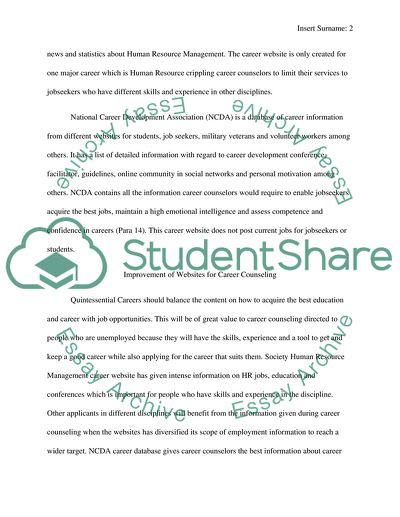 Evaluation of a Career Development Resource