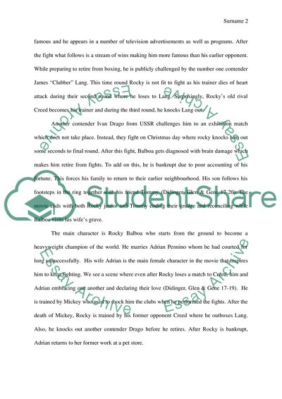 Rocky Critical Analysis