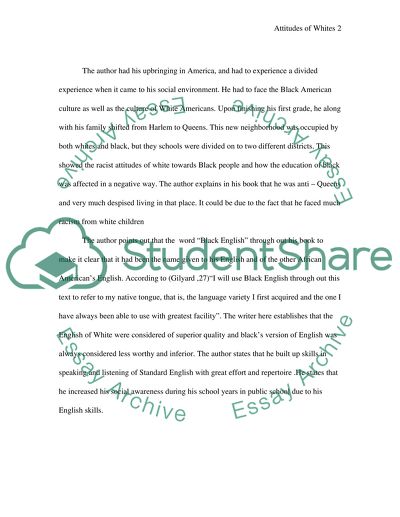 Attitudes of white Americans toward Africans and African : Americans