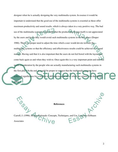 Mutimedia System - Discussion