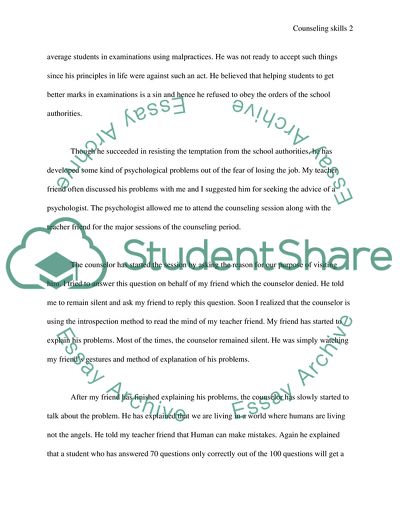 Key Counseling Skills