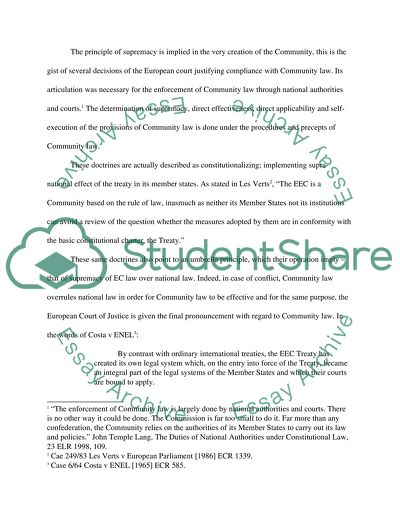 A Supra-National Constitution