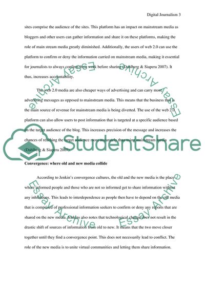 Digital Journalism Nowadays