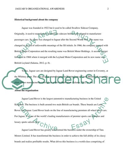 World of Work Silver - Organisational Awareness