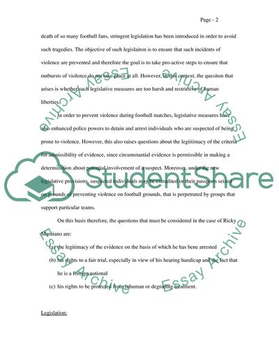 Violence on the Football Field and Outside of It