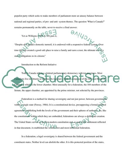 Canadian Senate Reform