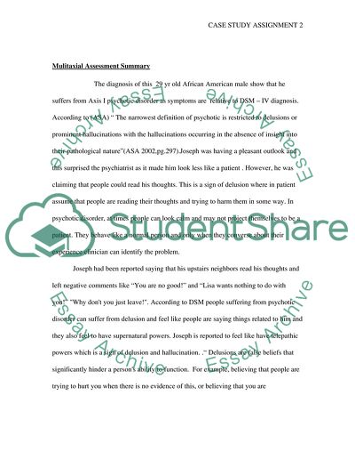 Multiaxial Diagnosis of Joseph