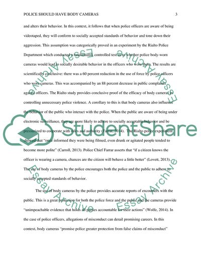 All Police in California Should Have Body Cameras