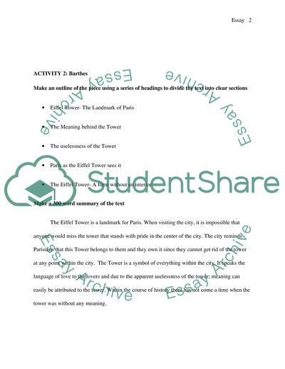 Eiffel Tower: The Landmark of Paris