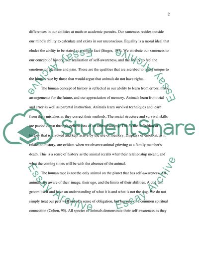 Do Animals Have Rights