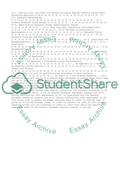 What Should Eastern European Migrants in UK Do In Order To Be More Gainfully Employed