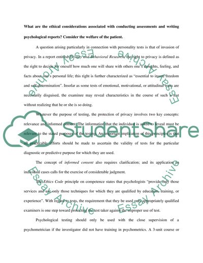 The insignificance of personality testing