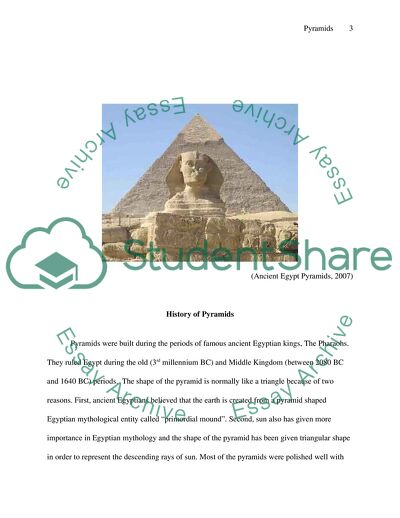 pyramids of egypt essay