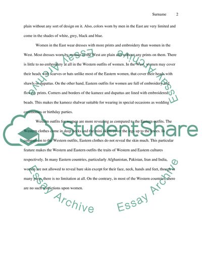 Eastern and Western Wear