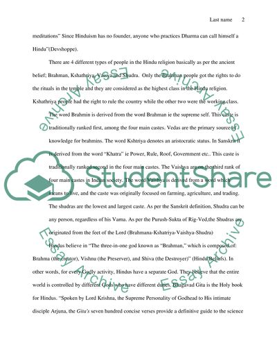 Comparing Hinduism and Islam