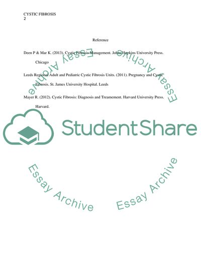 Impacts of Cystic Fibrosis