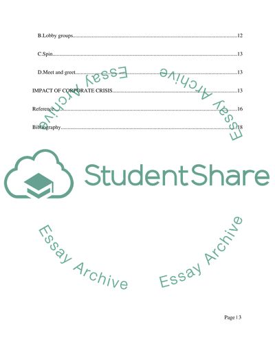Role Of A Leader In Managing Crisis. Toyota case study