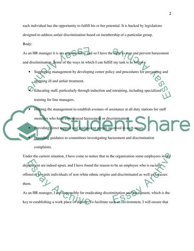 Managing Diversity and Equal Opportunity