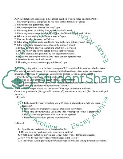 Solving Steve Smiths Information Management Problem
