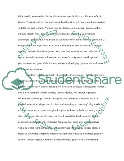 The Philosophy of Classroom Assessment